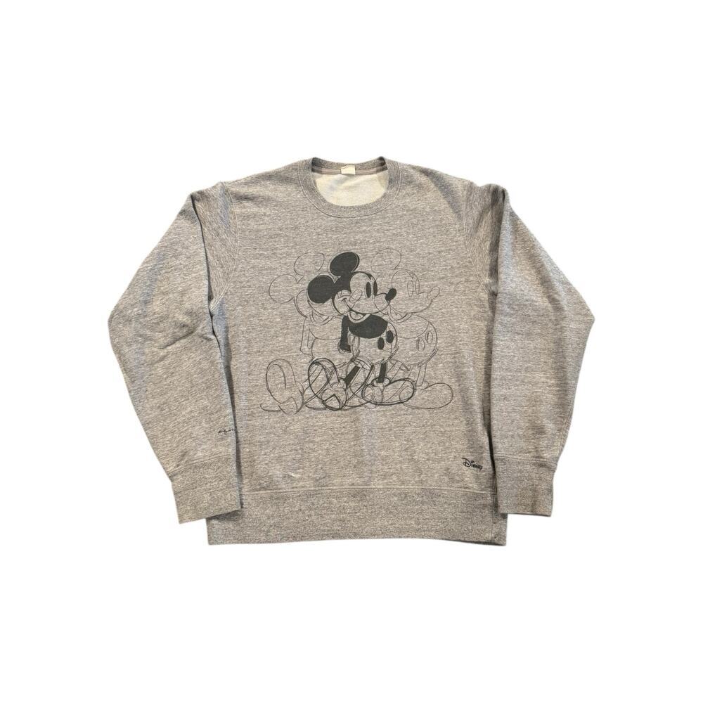 UNIQLO x Disney Andy Warhol Mickey Mouse Sweatshirt Gray Medium UT Crewneck